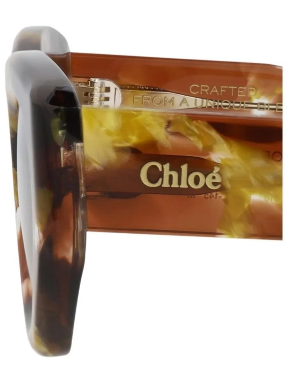 New Chloé Womens Cat Eye Havana Havana Brown Fashion Designer Sunglasses